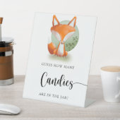 Signe De Table Fox - devinez combien de bonbons (In SItu)