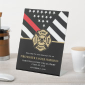 Signe De Table Foyer de pompiers de l'Académie des pompiers (In SItu)