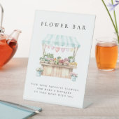 Signe De Table Fraîchement Hors Du Marché Fête des mariées Flower (In SItu)