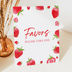 Signe De Table Fraise Berry Sweet Party Faveurs