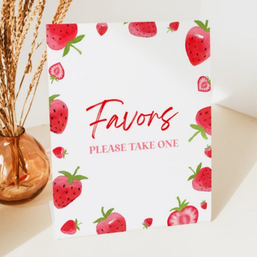 Signe De Table Fraise Berry Sweet Party Faveurs