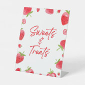 Signe De Table Framboise Sucre et friandises (Recto)