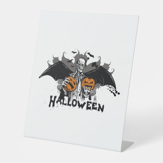 Signe De Table Frankenstein Halloween (Recto)