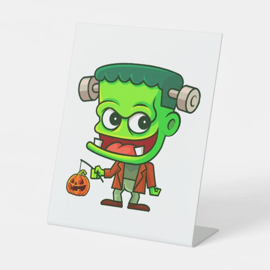 Signe De Table Frankenstein Toon (Recto)