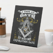 Signe De Table Freemason (In SItu)