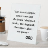 Signe De Table freethinker anti-religion drôle (In SItu)