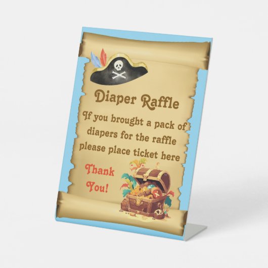 Signe De Table Fromage de couche de pirates (Recto)