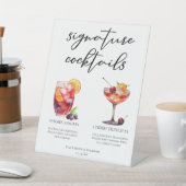 Signe De Table Fruity Mariage Signature Cocktails Menu (In SItu)