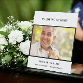 Signe De Table Funérailles blanc noir photo réception