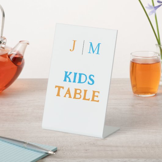 Signe De Table Funny Kids Table Wedding (In SItu)