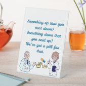 Signe De Table Funny Pharmacist  (In SItu)