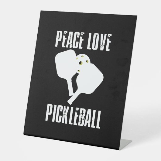 Signe De Table Funny Pickleball (Recto)