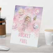 Signe De Table Fusées Carburant Planètes spatiales Fille annivers (In SItu)
