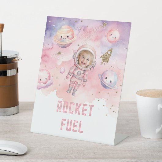 Signe De Table Fusées Carburant Planètes spatiales Fille annivers (In SItu)