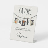 Signe De Table Gamme de vêtements Neutre Halloween Baby shower Fa (Recto)