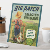 Signe De Table Garçon de ferme américain personnalisé (In SItu)