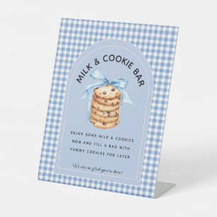 Signe De Table Garçon Premier anniversaire Lait & Cookie