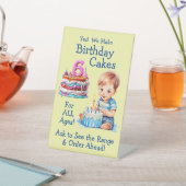 Signe De Table Gâteaux d'anniversaire pour enfants entièrement mo (In SItu)