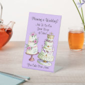 Signe De Table Gâteaux Mariages entièrement modifiables (In SItu)