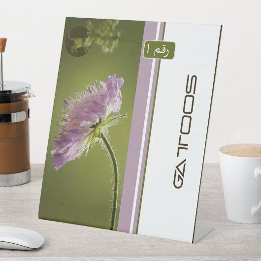 SIGNE DE TABLE GATTOOS (In SItu)