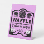 Signe De Table gaufres de Belgique (Recto)