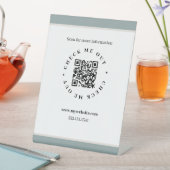 Signe De Table Générateur de code QR (In SItu)