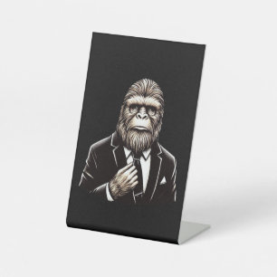 Signe De Table Gentleman Sasquatch - Funny Bigfoot