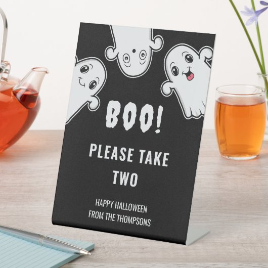 Signe De Table Ghosts Halloween Trick Ou Traitements Prenez Votre (In SItu)