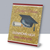 Signe De Table Glitz! Fun, Custom Graduation Party
