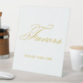 Signe De Table Gold Elegant Calligraphie Faveurs mariage (In SItu)