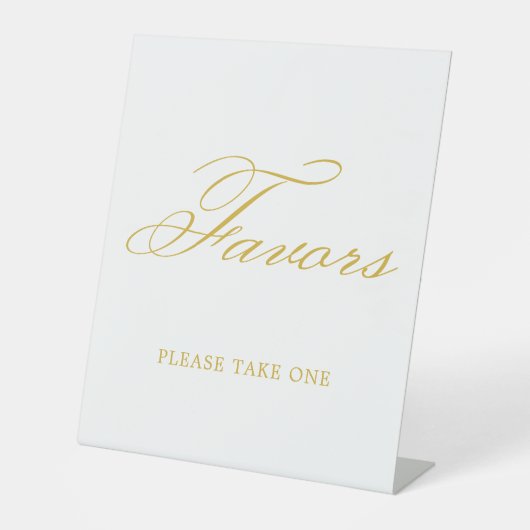Signe De Table Gold Elegant Calligraphie Faveurs mariage (Recto)
