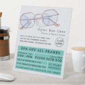 Signe De Table Gold Frames, Opticien, Praticien Technique (In SItu)