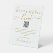 Signe De Table Gold Honeymoon Fund QR Code (Recto)