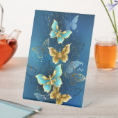 Signe De Table Golden butterflies (In SItu)