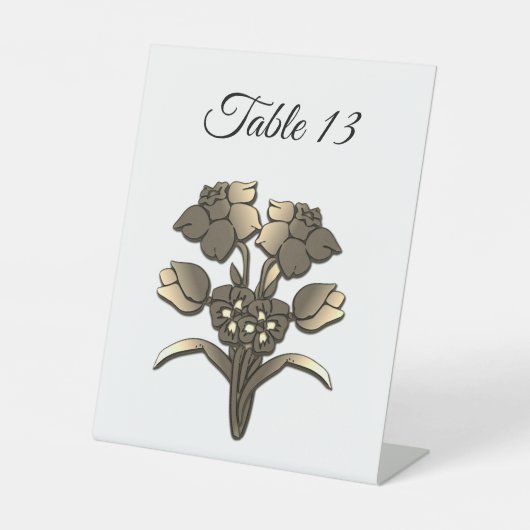 Signe De Table Golden Daffodil (Recto)