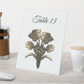 Signe De Table Golden Daffodil (In SItu)
