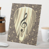 Signe De Table Golden Plectron - Design élégant pour les mélomane (In SItu)