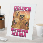 Signe De Table Golden Retriever (In SItu)