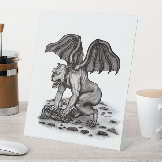 Signe De Table Golem Gargoyle (In SItu)