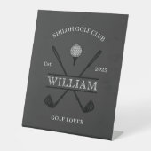 Signe De Table Golf Lover Cross Club (Recto)