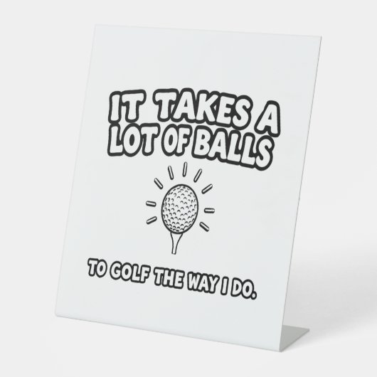 Signe De Table Golf Lover T-Shirt Design (Recto)