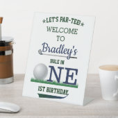 Signe De Table Golf PAR-TEE 1er anniversaire Bienvenue (In SItu)