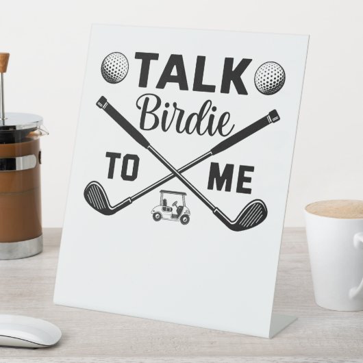 Signe De Table Golf Wives Social Club Floral (In SItu)