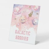 Signe De Table Goodies galactiques Planètes spatiales (Recto)