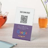 Signe De Table Google Avis | Business Review Link QR Code (In SItu)