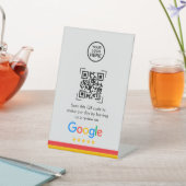 Signe De Table Google Avis | Business Review Link QR Code (In SItu)