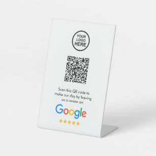 Signe De Table Google Avis   Business Review Link QR Code
