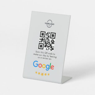 Signe De Table Google Avis   Business Review Link QR Code