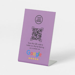 Signe De Table Google Avis Business Review Link QR Code