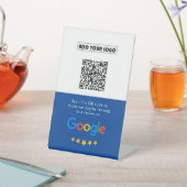 Signe De Table Google Avis | Business Review Link QR Code (In SItu)